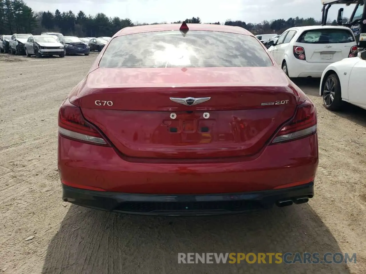 6 Photograph of a damaged car KMTG44LAXKU027461 GENESIS G70 2019