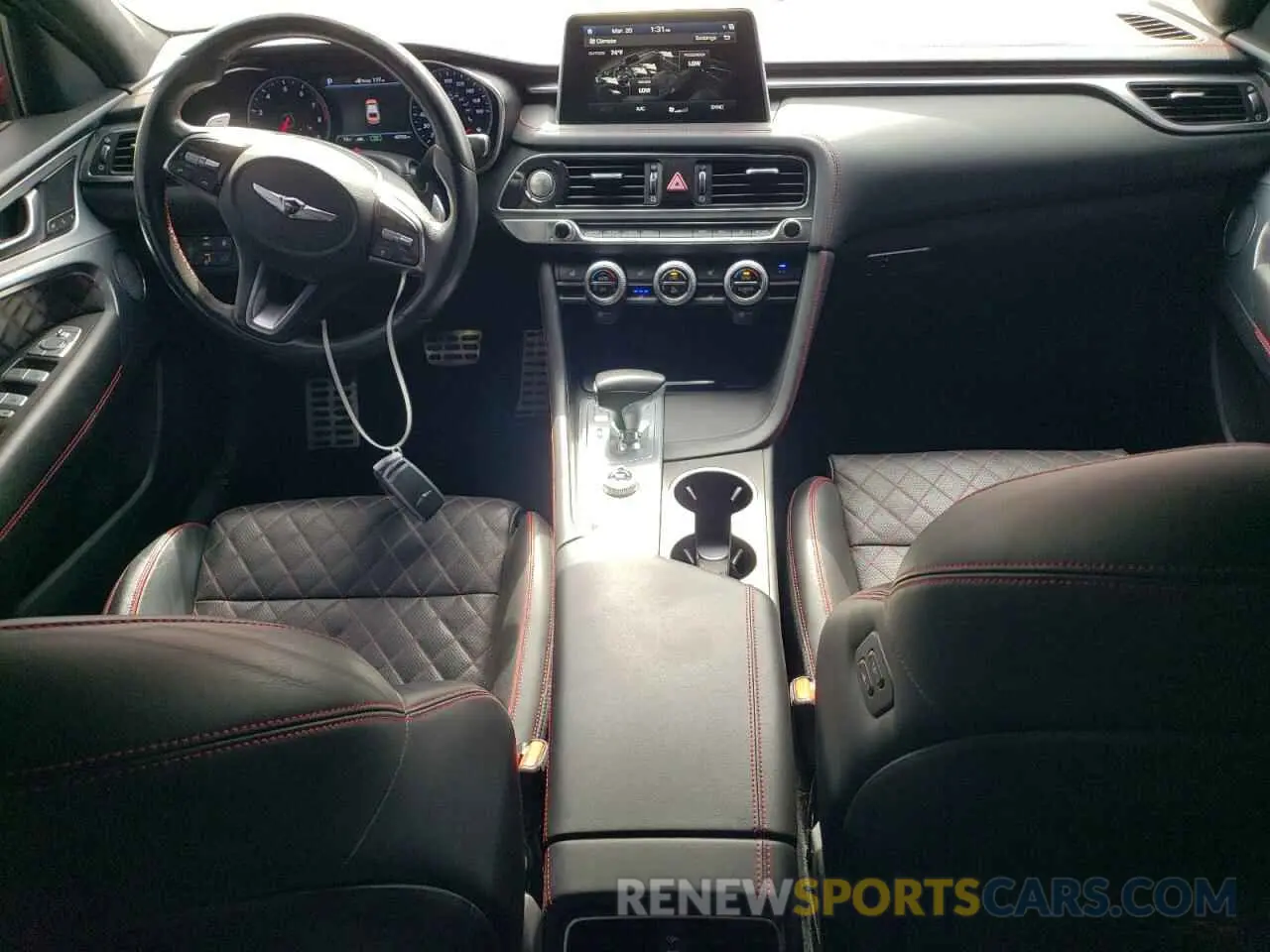 8 Photograph of a damaged car KMTG44LAXKU027461 GENESIS G70 2019