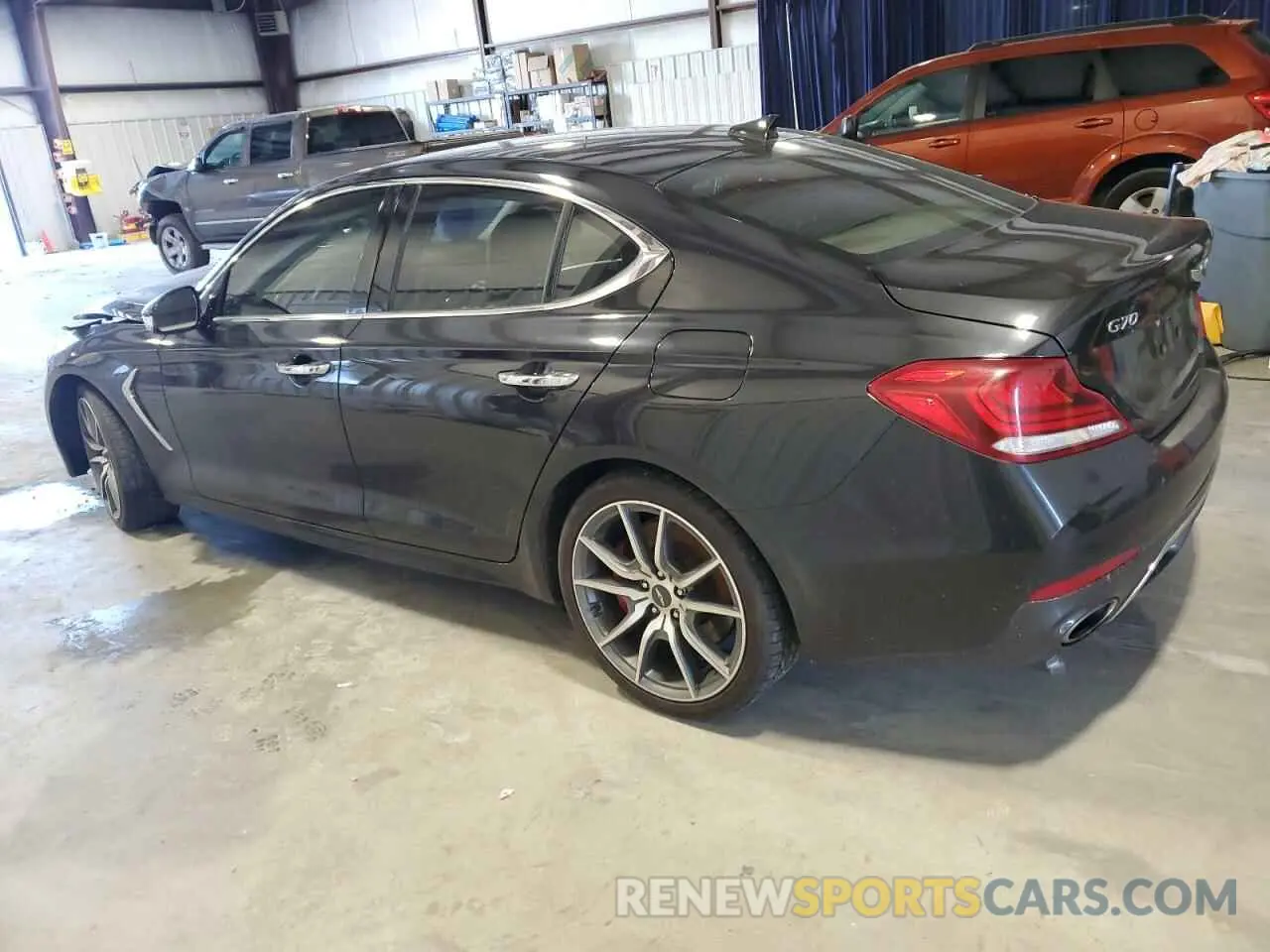 2 Photograph of a damaged car KMTG54LE3KU037703 GENESIS G70 2019