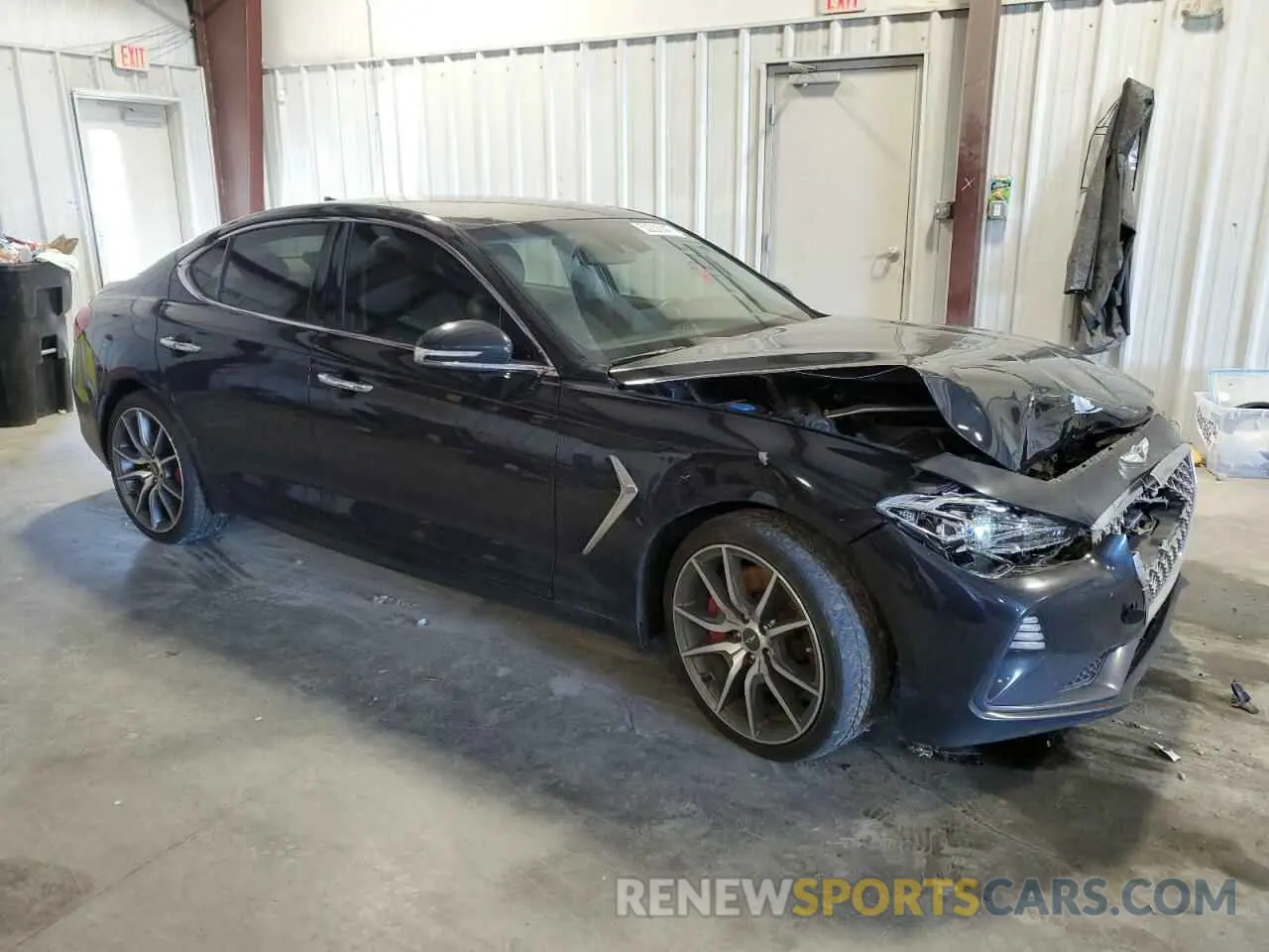 4 Photograph of a damaged car KMTG54LE3KU037703 GENESIS G70 2019