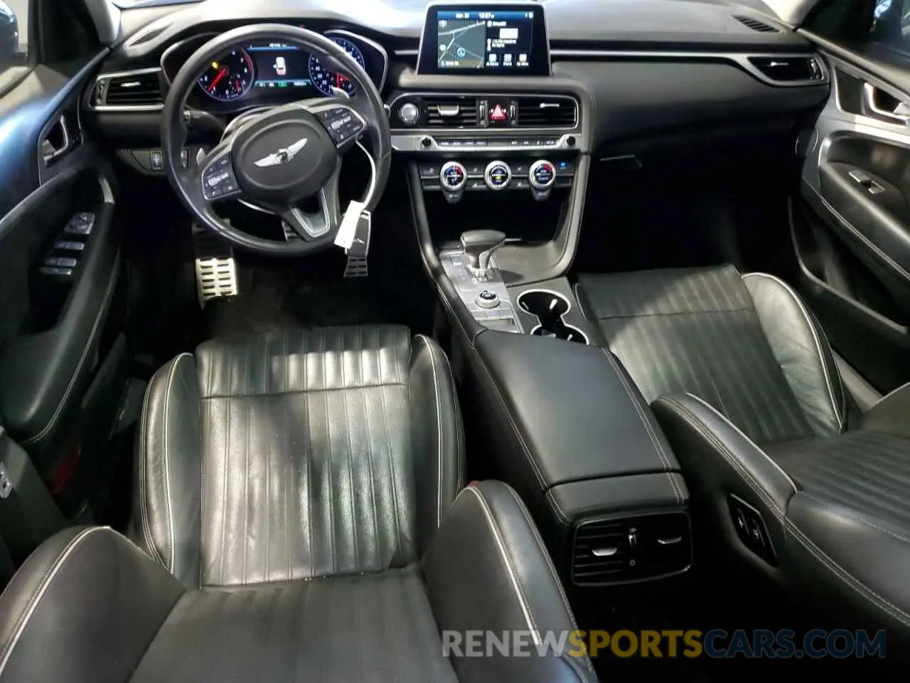 8 Photograph of a damaged car KMTG54LE3KU037703 GENESIS G70 2019