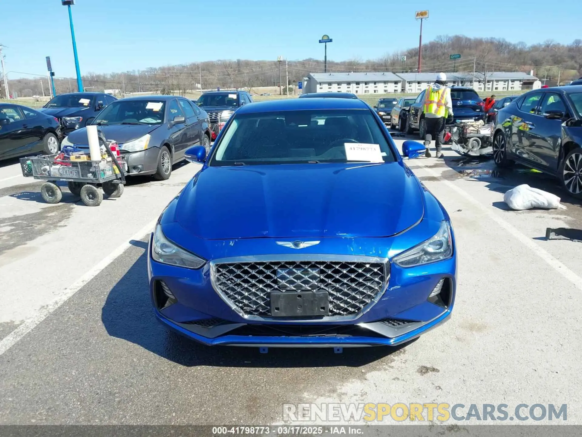 12 Photograph of a damaged car KMTG54LE7KU030592 GENESIS G70 2019
