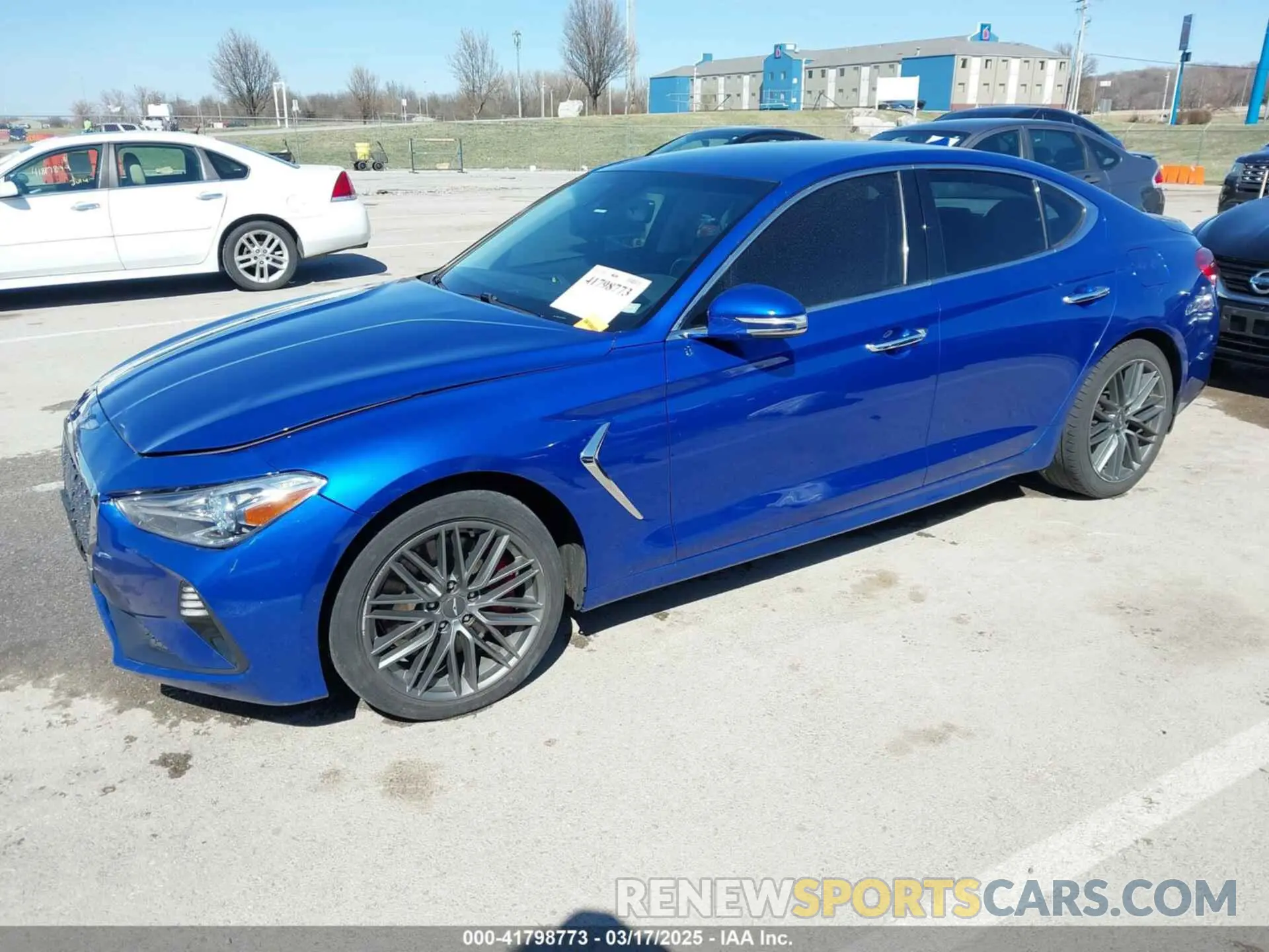 2 Photograph of a damaged car KMTG54LE7KU030592 GENESIS G70 2019
