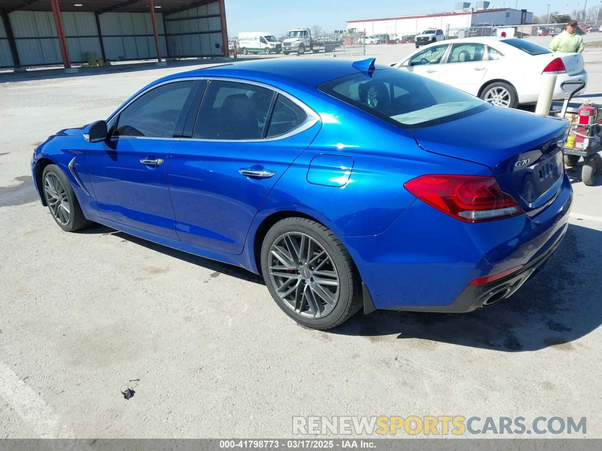 3 Photograph of a damaged car KMTG54LE7KU030592 GENESIS G70 2019