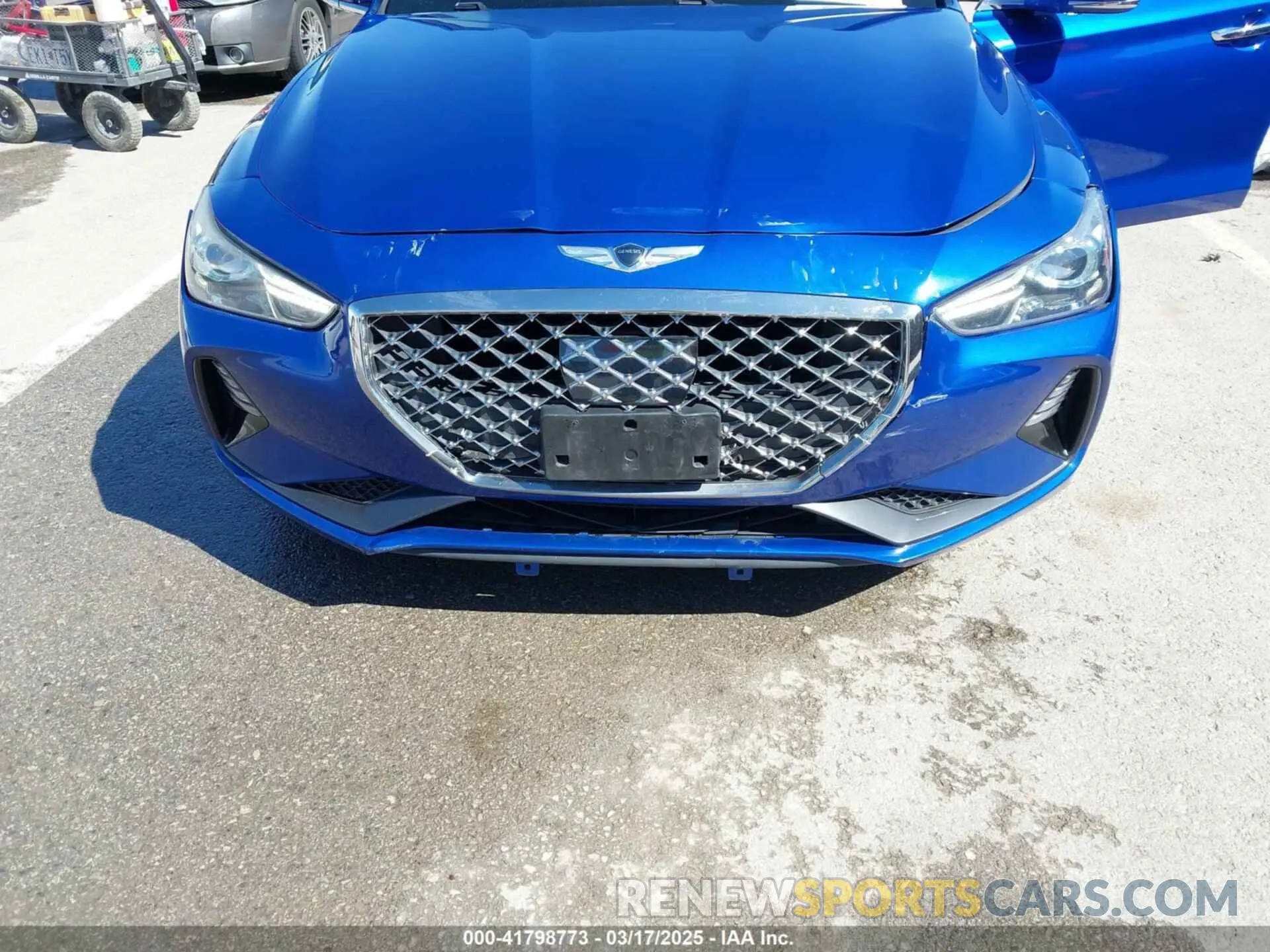 6 Photograph of a damaged car KMTG54LE7KU030592 GENESIS G70 2019