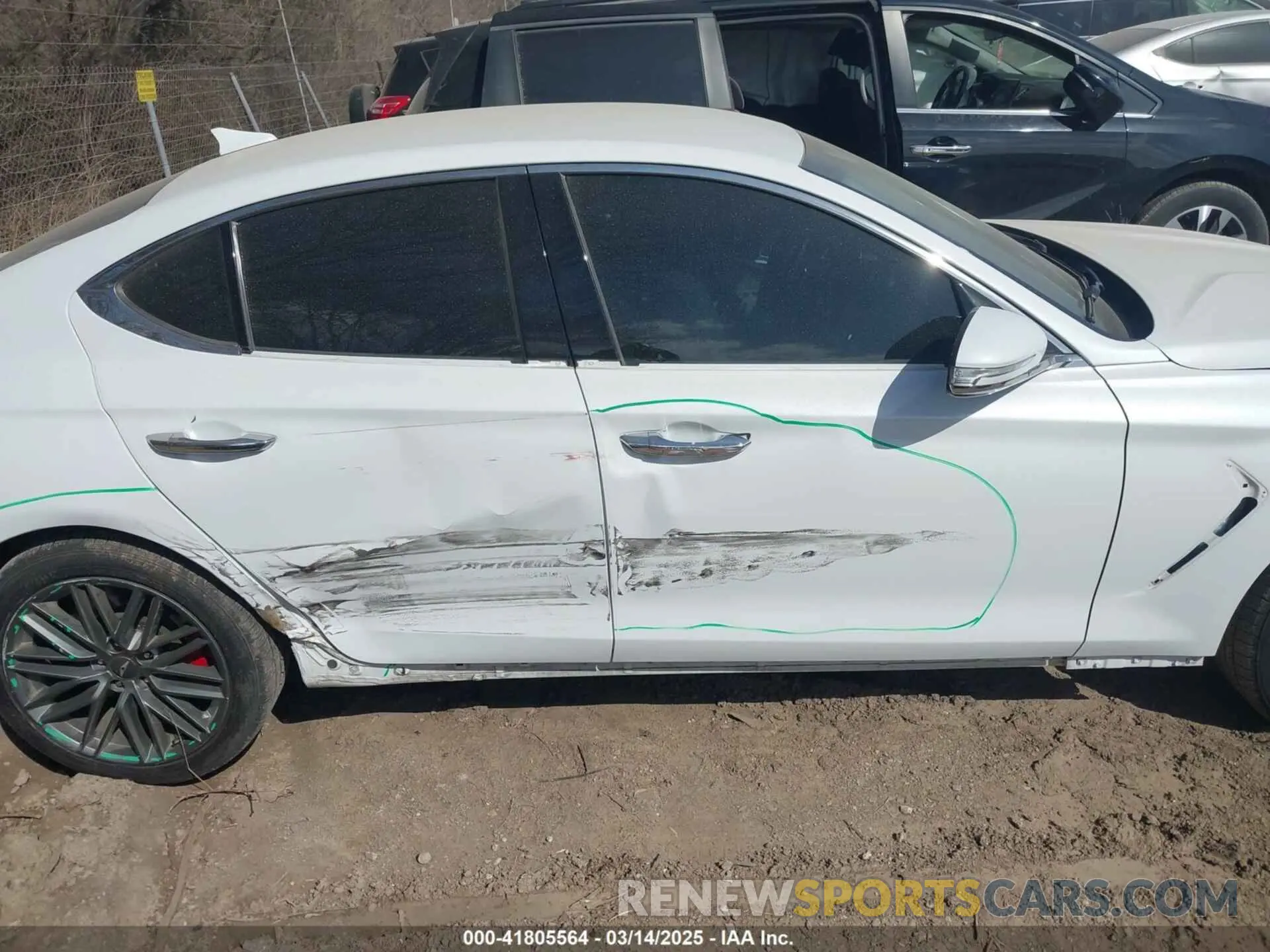 13 Photograph of a damaged car KMTG54LE7KU035128 GENESIS G70 2019