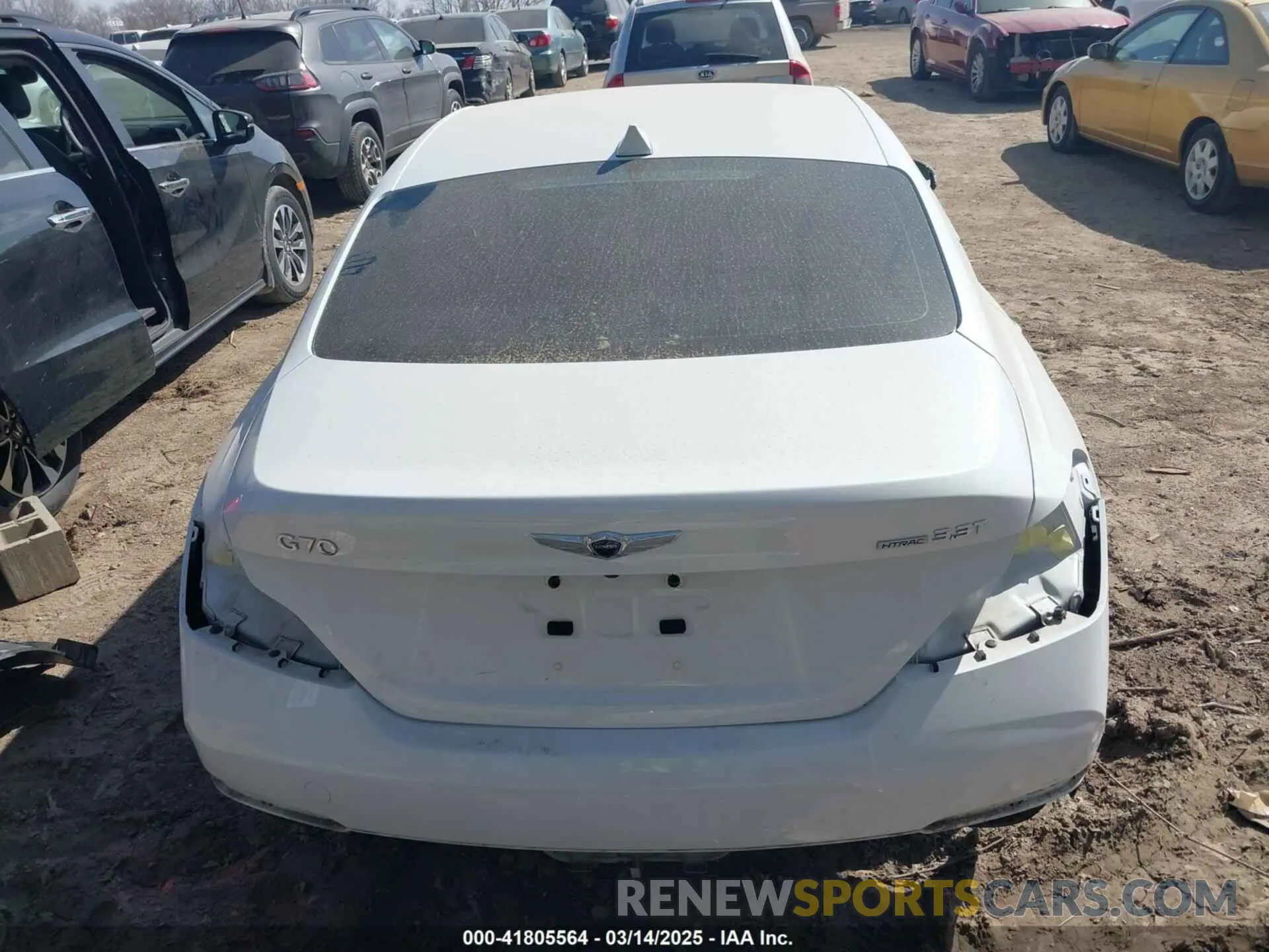 16 Photograph of a damaged car KMTG54LE7KU035128 GENESIS G70 2019