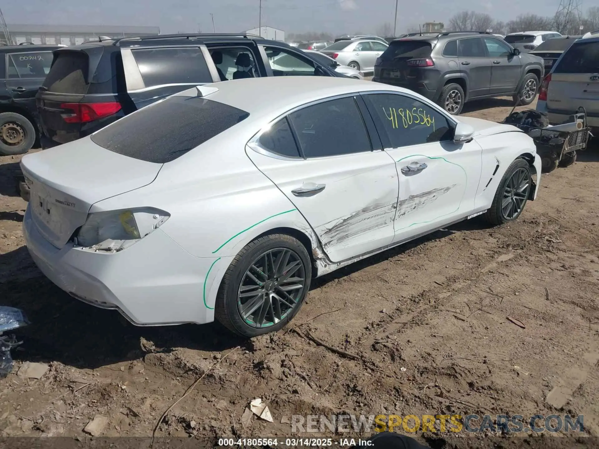 4 Photograph of a damaged car KMTG54LE7KU035128 GENESIS G70 2019
