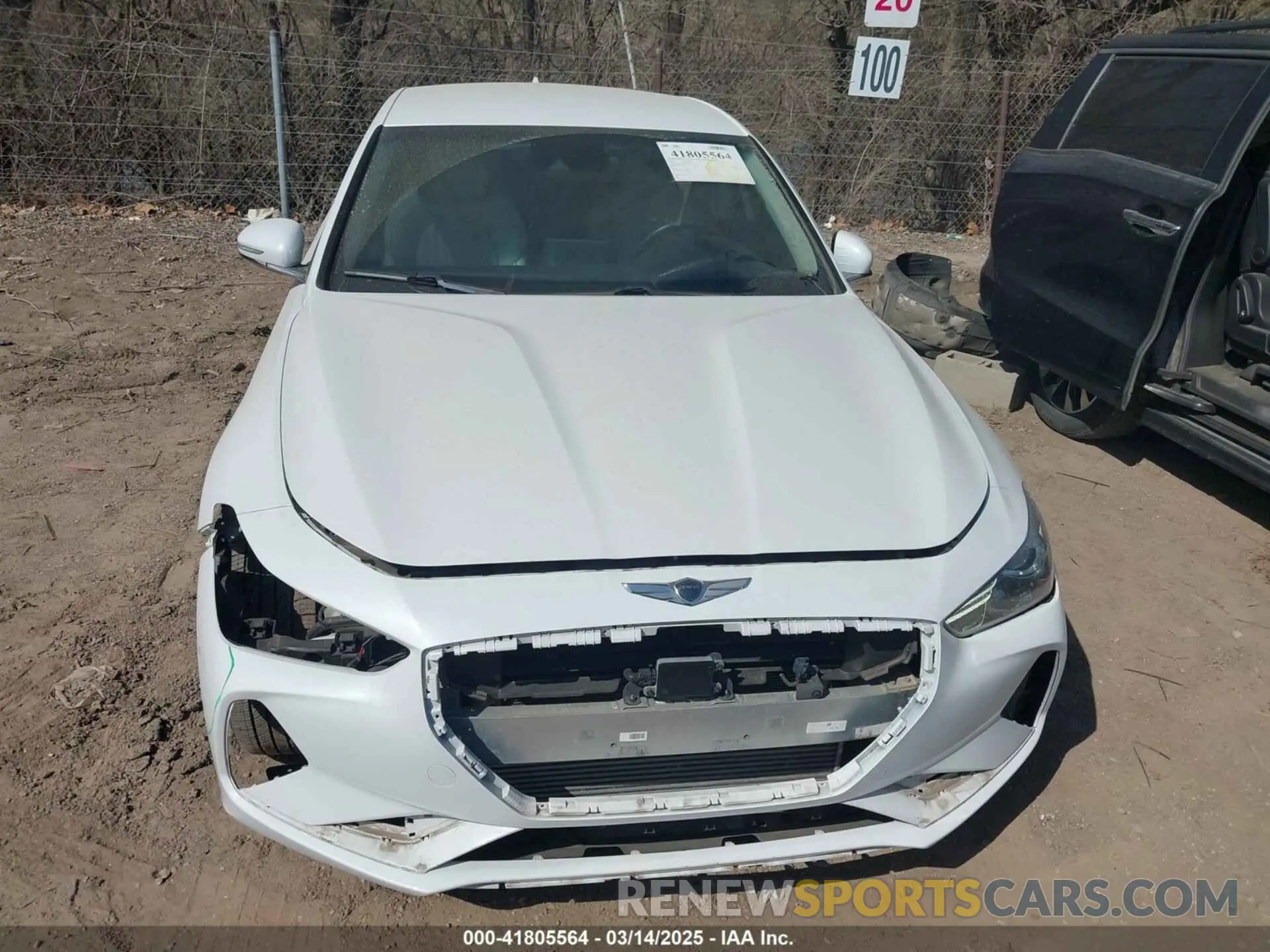6 Photograph of a damaged car KMTG54LE7KU035128 GENESIS G70 2019