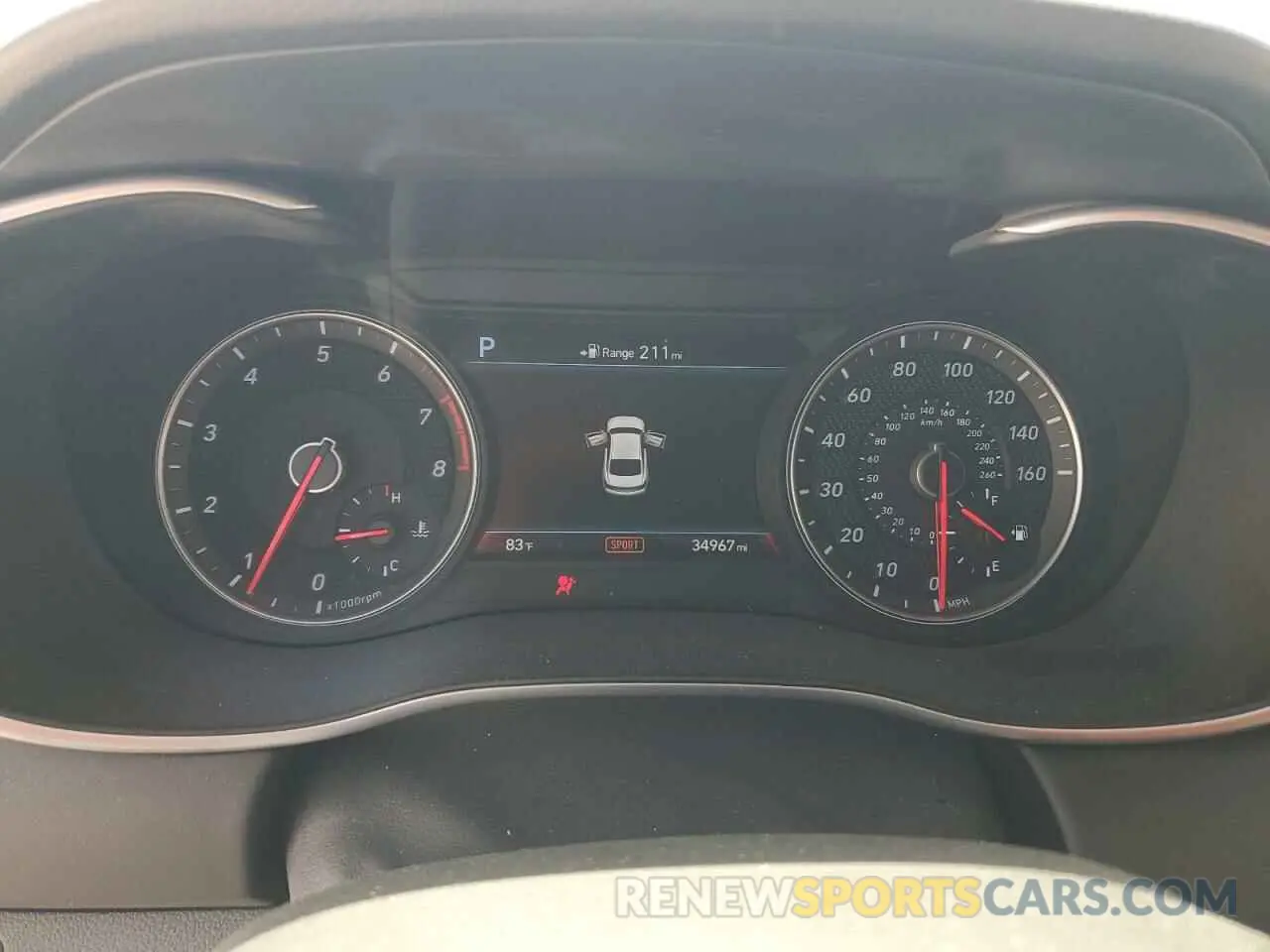9 Photograph of a damaged car KMTG64LA4KU015493 GENESIS G70 2019