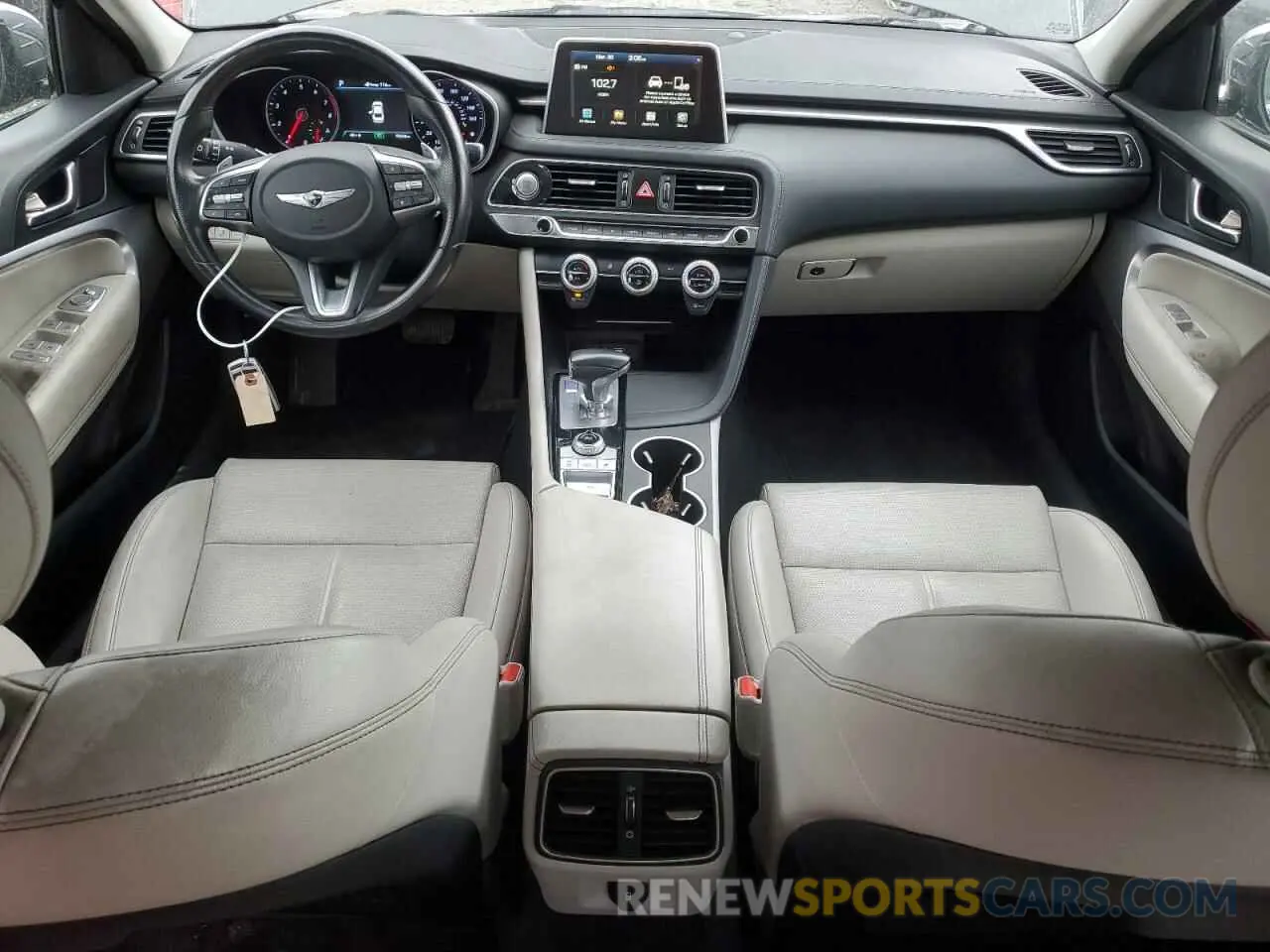 8 Photograph of a damaged car KMTG64LA9KU036260 GENESIS G70 2019