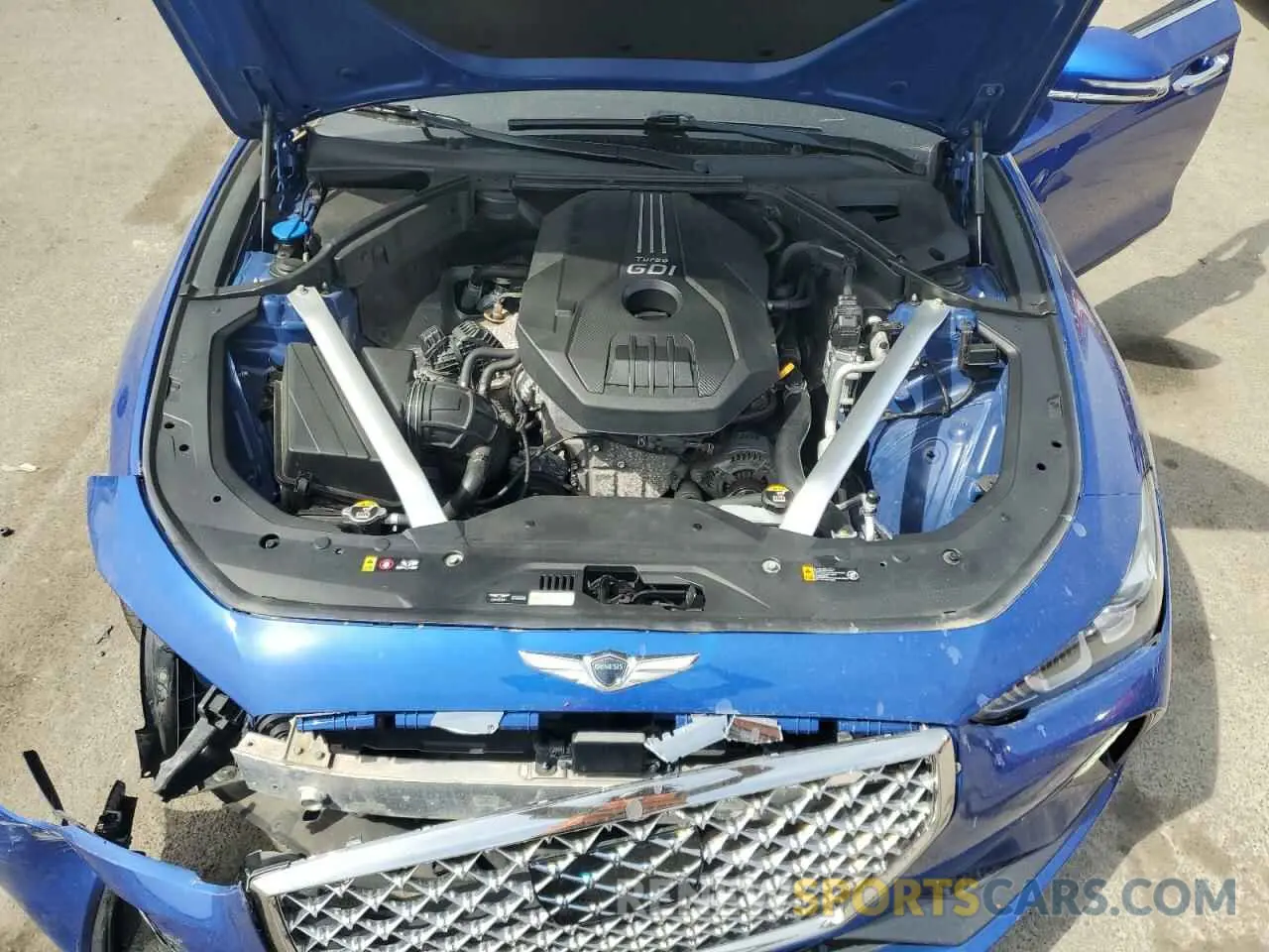 11 Photograph of a damaged car KMTG64LAXKU043847 GENESIS G70 2019