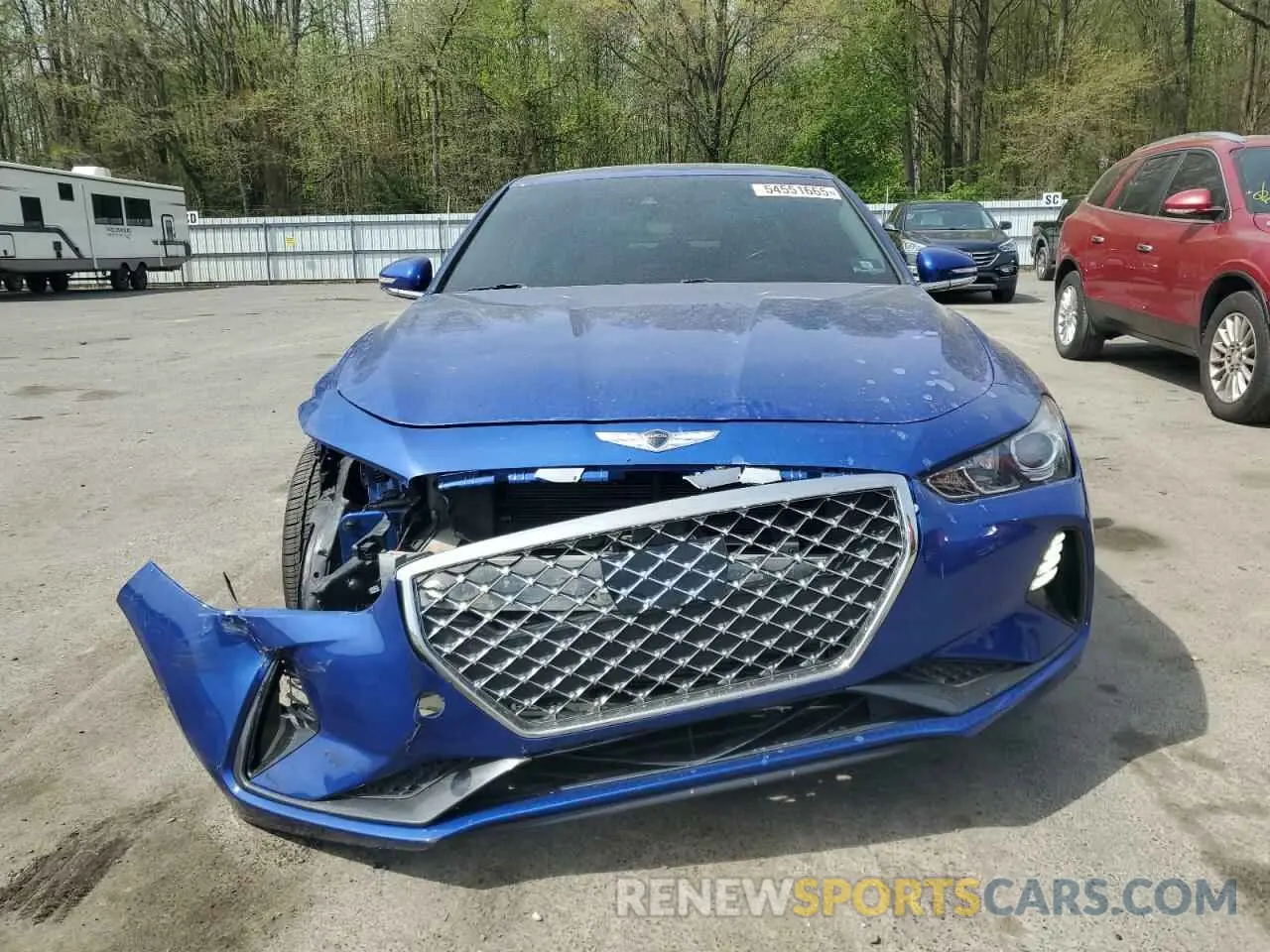 5 Photograph of a damaged car KMTG64LAXKU043847 GENESIS G70 2019