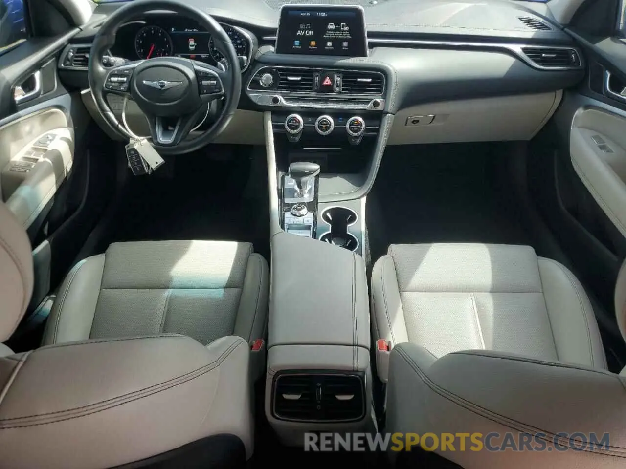 8 Photograph of a damaged car KMTG64LAXKU043847 GENESIS G70 2019