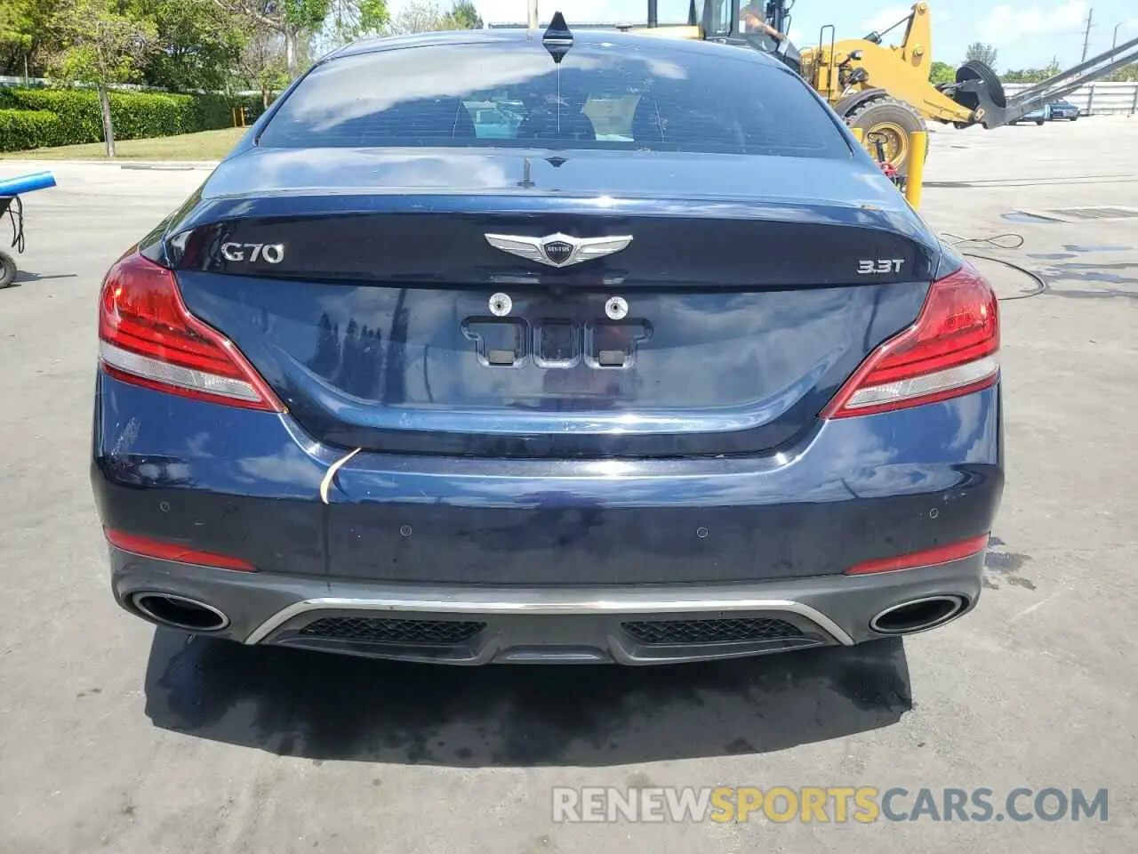 6 Photograph of a damaged car KMTG74LE0KU043856 GENESIS G70 2019