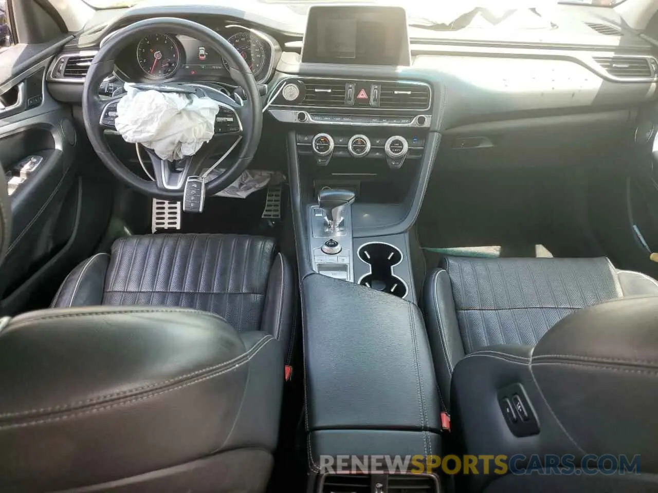 8 Photograph of a damaged car KMTG74LE0KU043856 GENESIS G70 2019