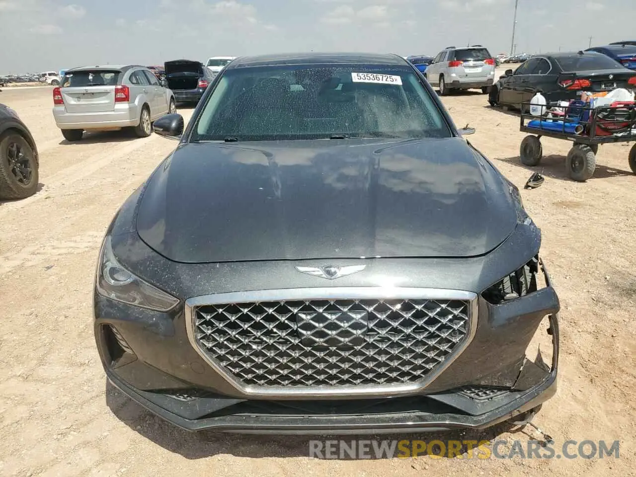 5 Photograph of a damaged car KMTG74LE1KU031151 GENESIS G70 2019