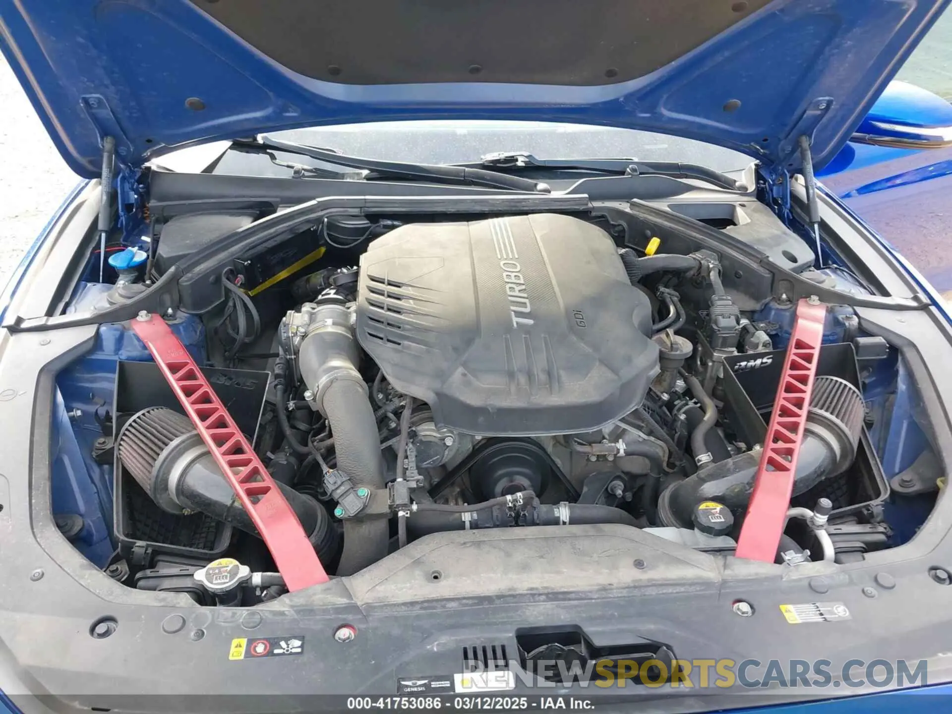 10 Photograph of a damaged car KMTG74LE2KU017341 GENESIS G70 2019
