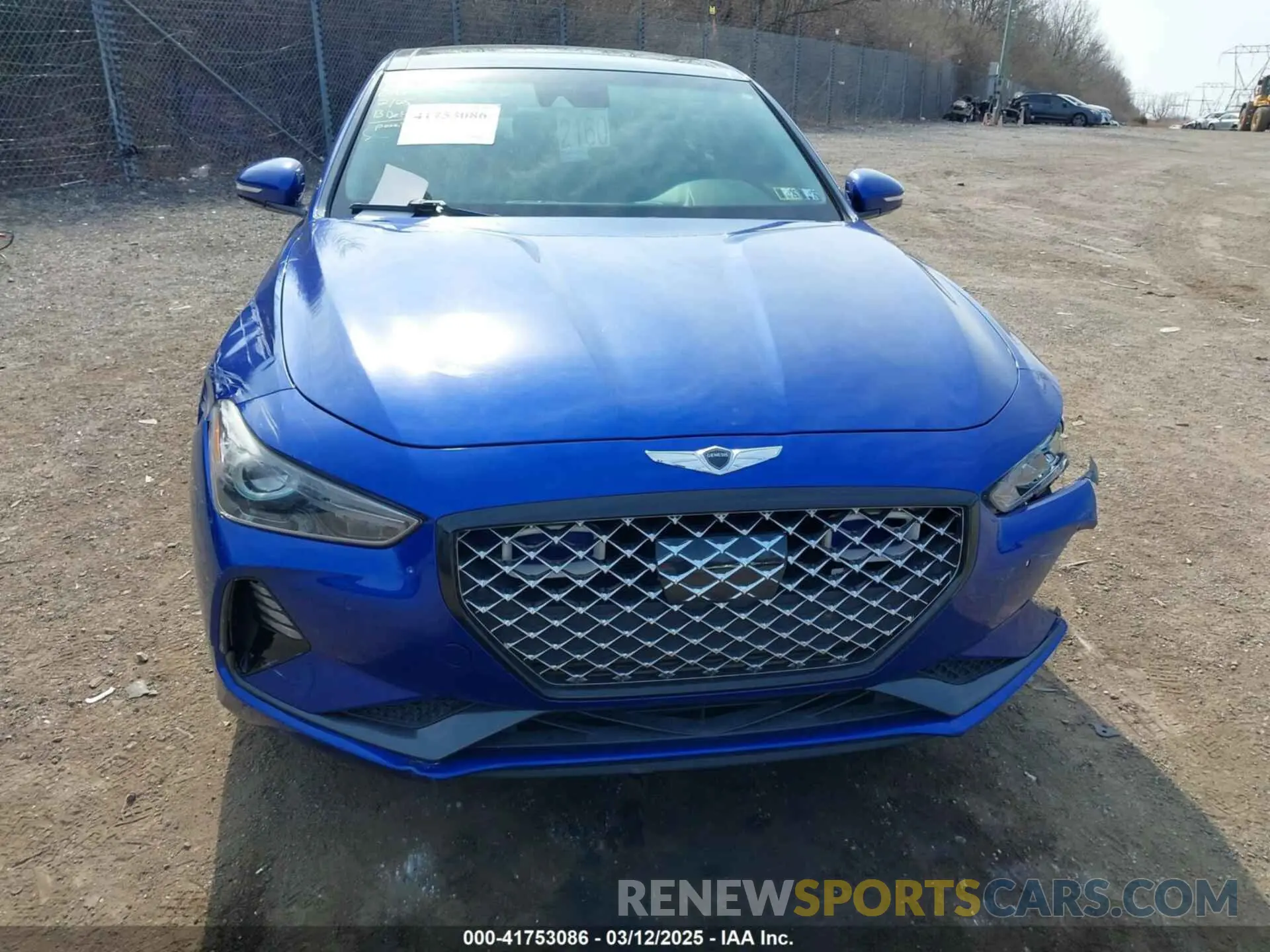 13 Photograph of a damaged car KMTG74LE2KU017341 GENESIS G70 2019