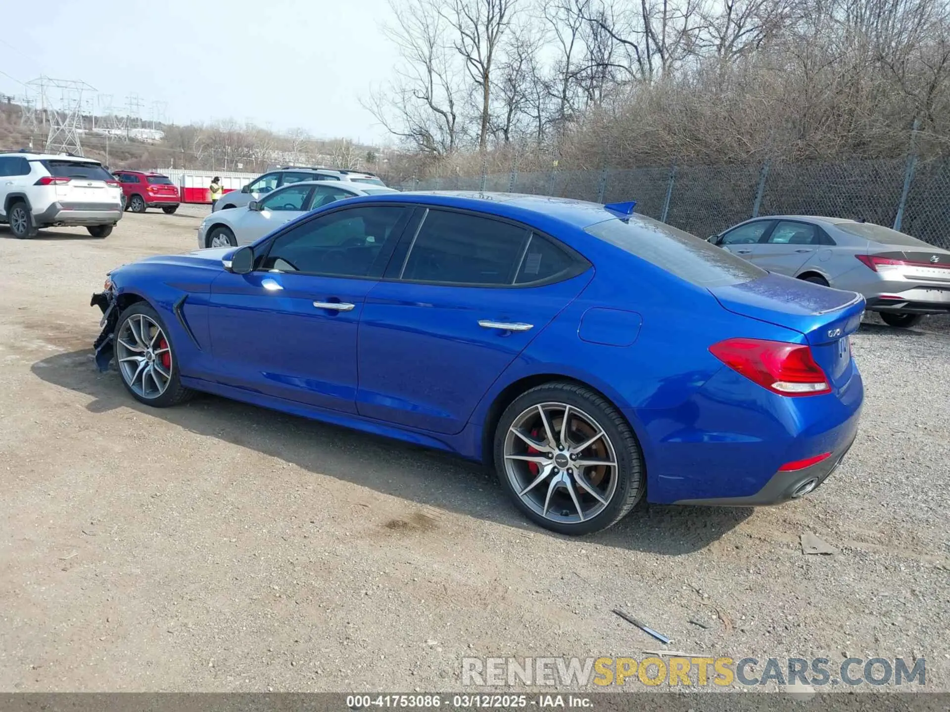 3 Photograph of a damaged car KMTG74LE2KU017341 GENESIS G70 2019