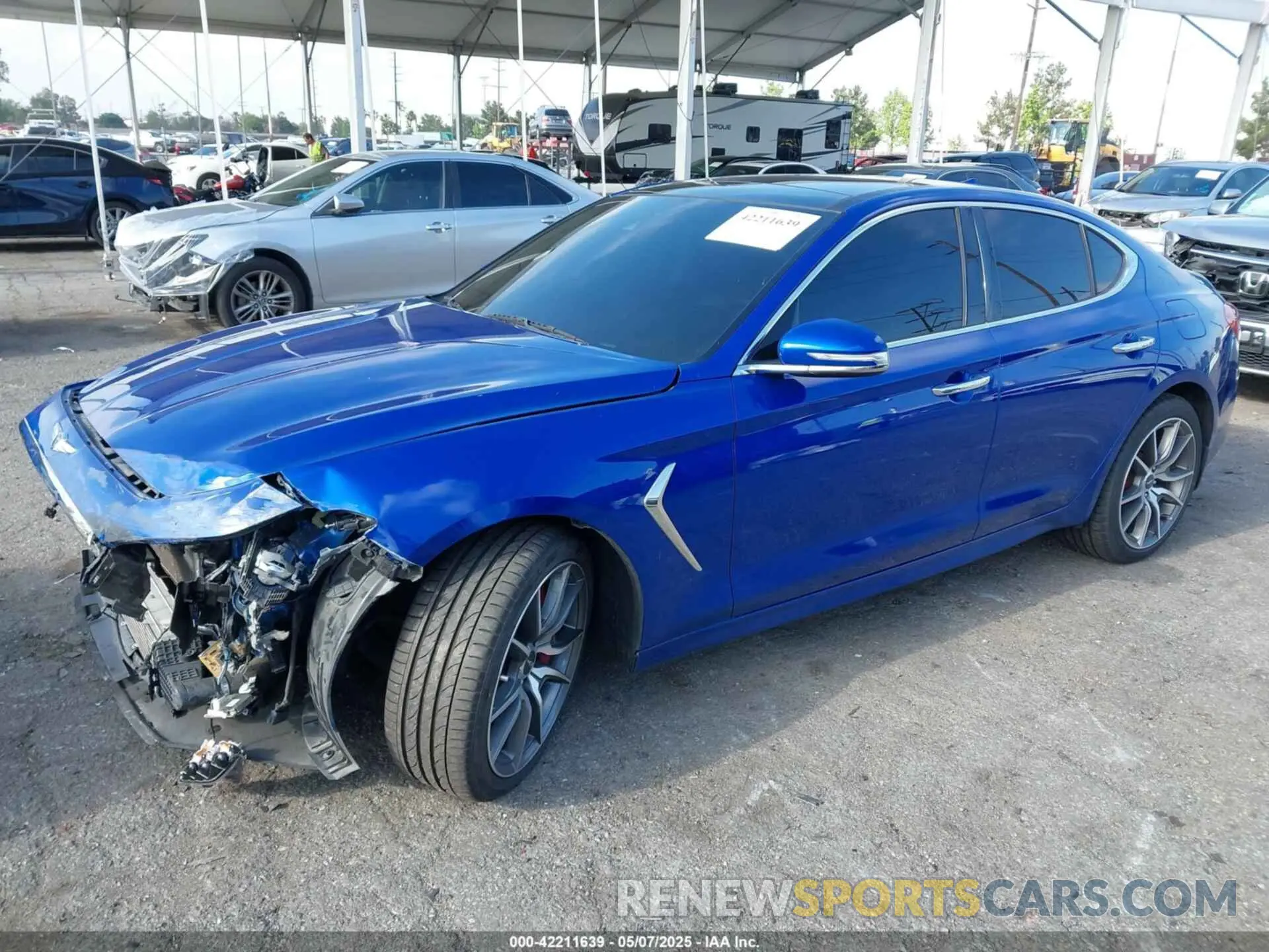2 Photograph of a damaged car KMTG74LE4KU032620 GENESIS G70 2019