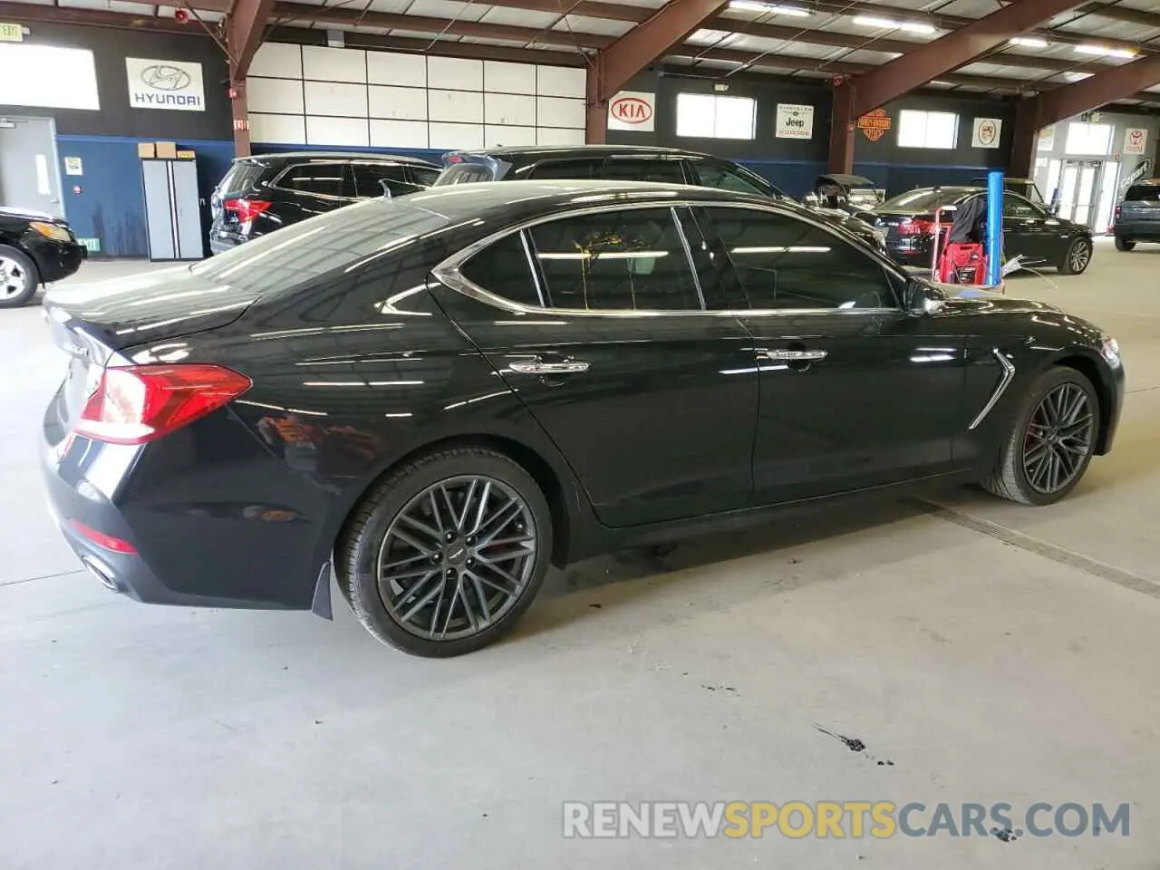 3 Photograph of a damaged car KMTG74LE6KU013986 GENESIS G70 2019