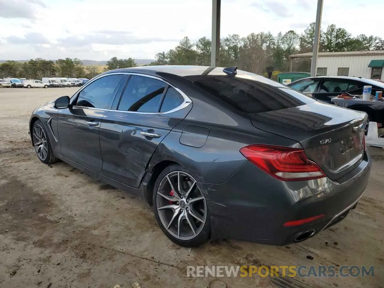 2 Photograph of a damaged car KMTG74LE6KU024096 GENESIS G70 2019