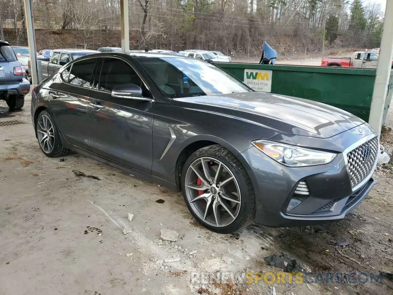 4 Photograph of a damaged car KMTG74LE6KU024096 GENESIS G70 2019
