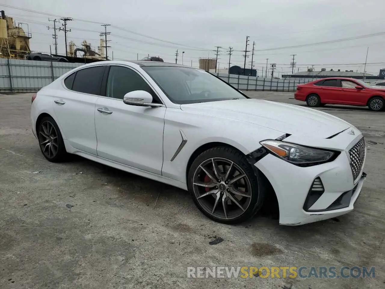 4 Photograph of a damaged car KMTG74LEXKU024019 GENESIS G70 2019