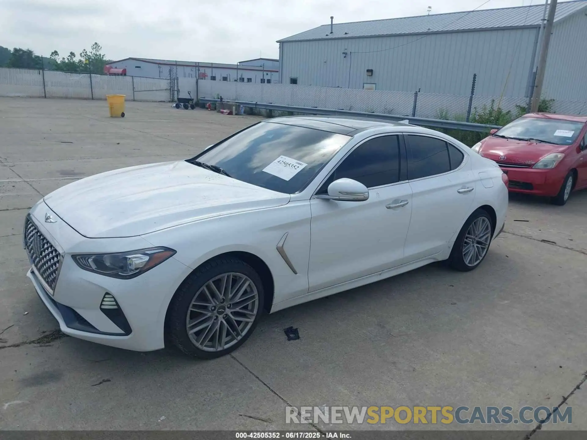 2 Photograph of a damaged car KMTG24LA5LU057278 GENESIS G70 2020