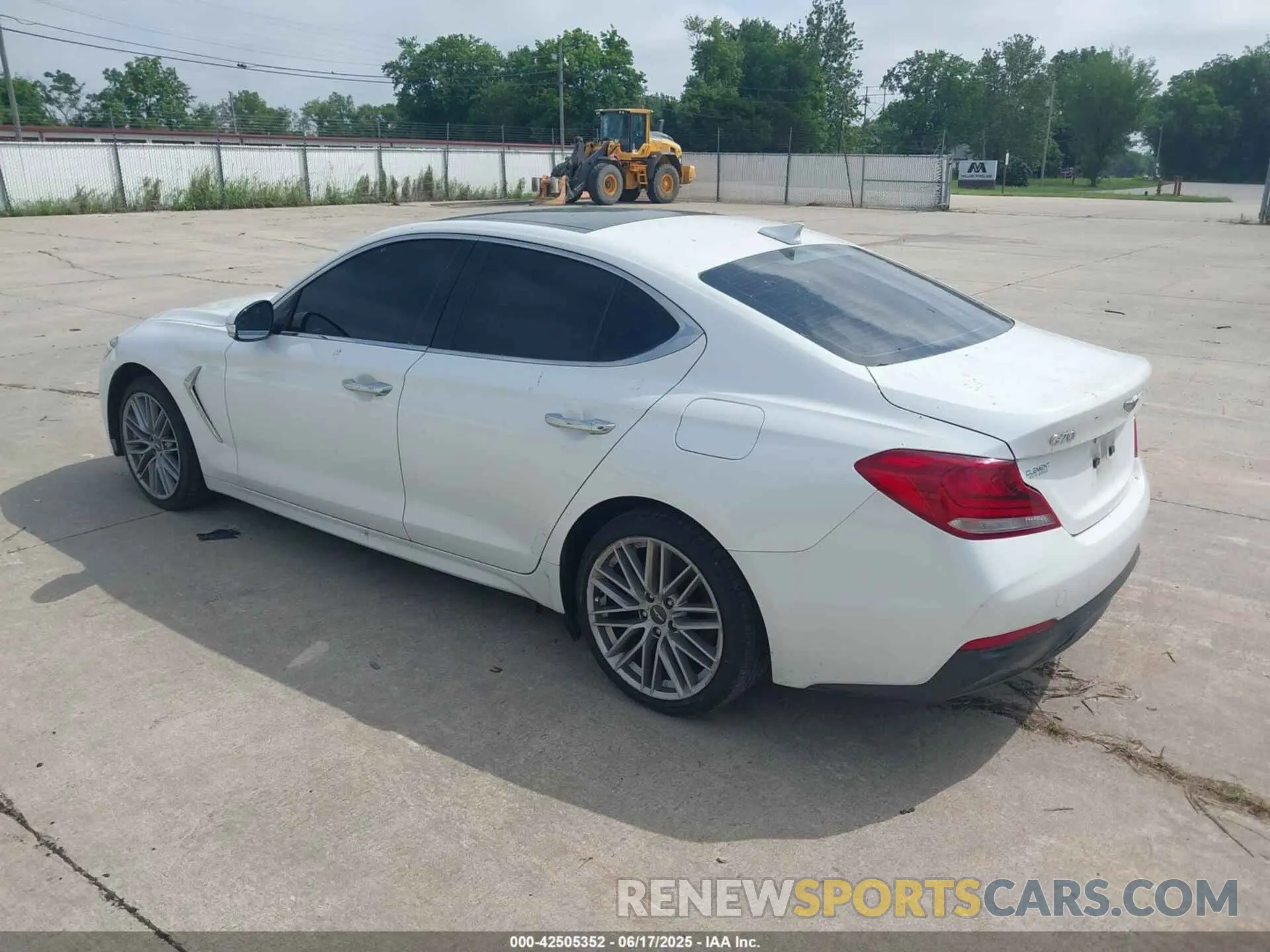 3 Photograph of a damaged car KMTG24LA5LU057278 GENESIS G70 2020