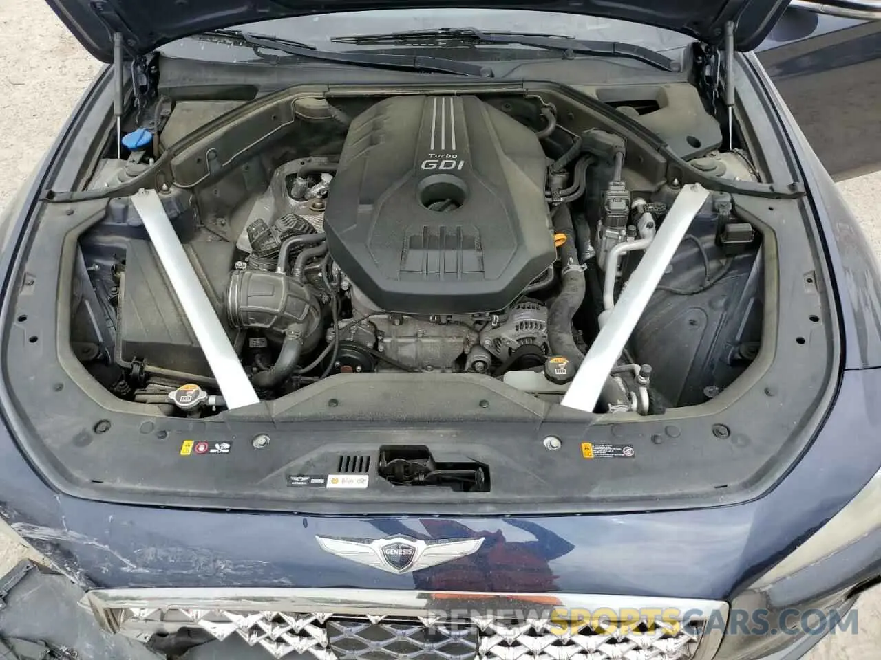 11 Photograph of a damaged car KMTG34LA0LU046749 GENESIS G70 2020