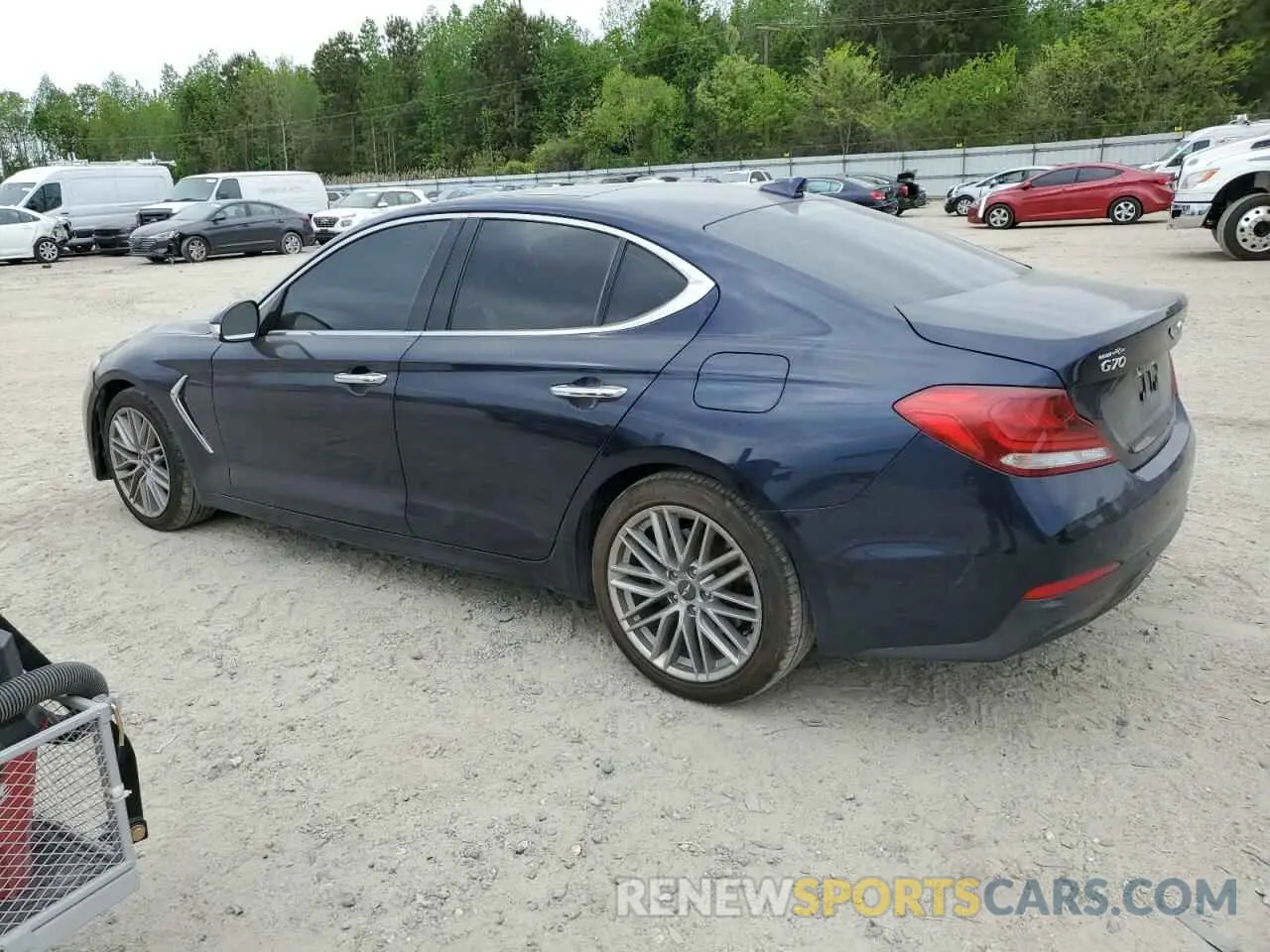 2 Photograph of a damaged car KMTG34LA0LU046749 GENESIS G70 2020