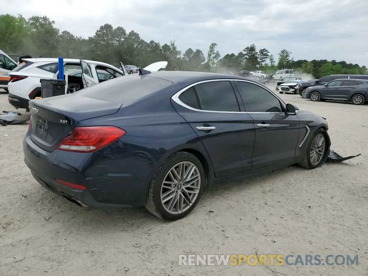 3 Photograph of a damaged car KMTG34LA0LU046749 GENESIS G70 2020