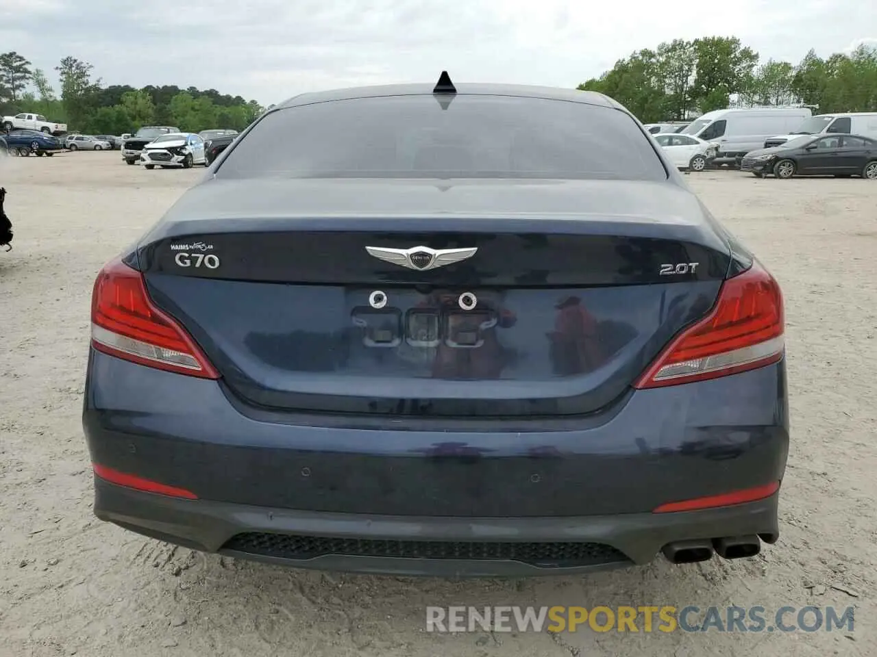 6 Photograph of a damaged car KMTG34LA0LU046749 GENESIS G70 2020
