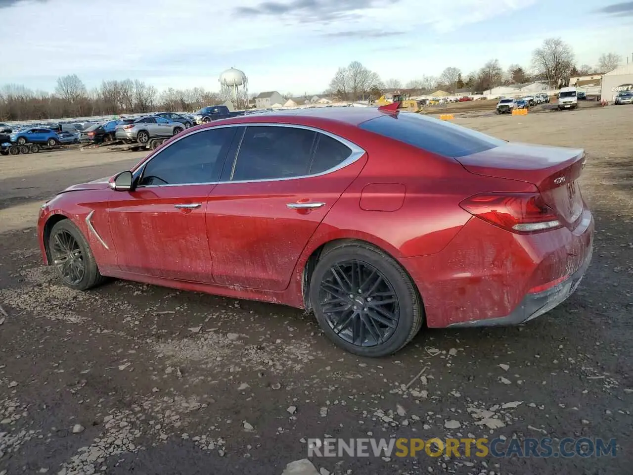 2 Photograph of a damaged car KMTG34LA0LU056732 GENESIS G70 2020