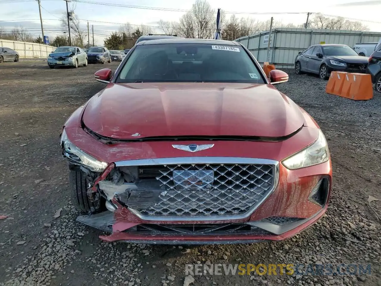 5 Photograph of a damaged car KMTG34LA0LU056732 GENESIS G70 2020