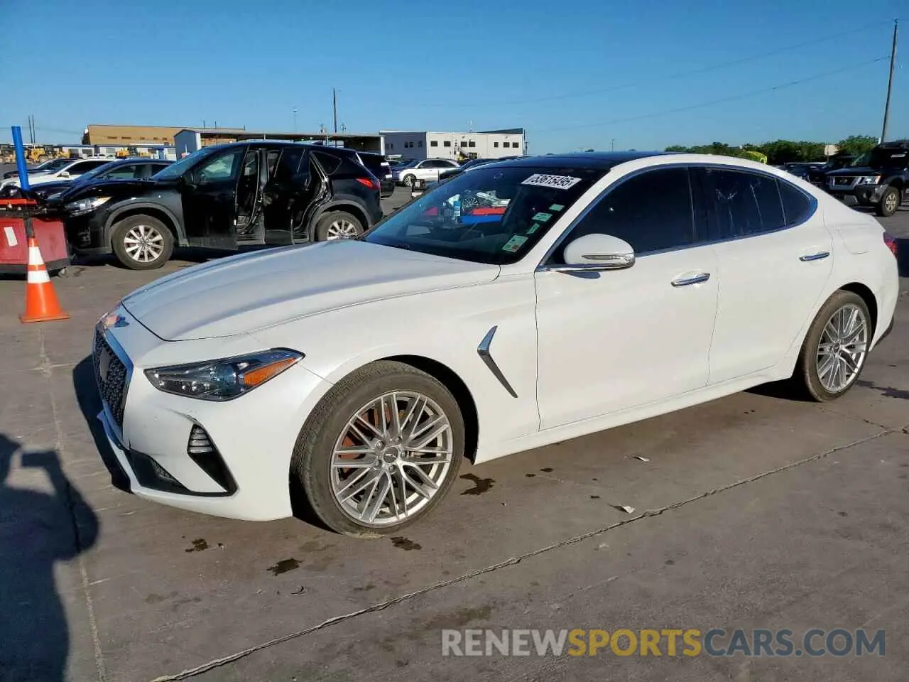 1 Photograph of a damaged car KMTG34LA1LU063284 GENESIS G70 2020