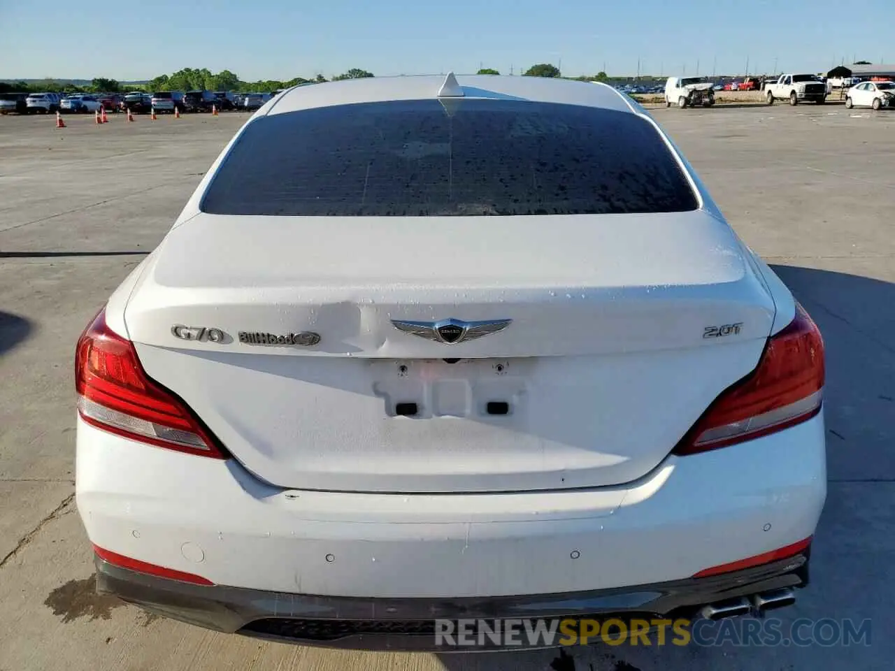 6 Photograph of a damaged car KMTG34LA1LU063284 GENESIS G70 2020