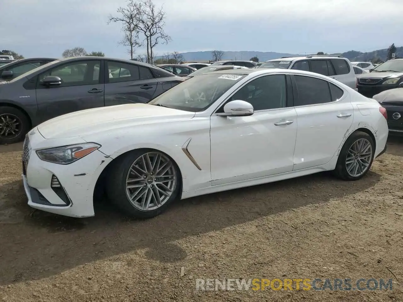 1 Photograph of a damaged car KMTG34LA3LU055977 GENESIS G70 2020