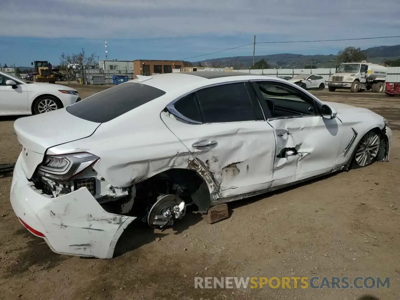 3 Photograph of a damaged car KMTG34LA3LU055977 GENESIS G70 2020