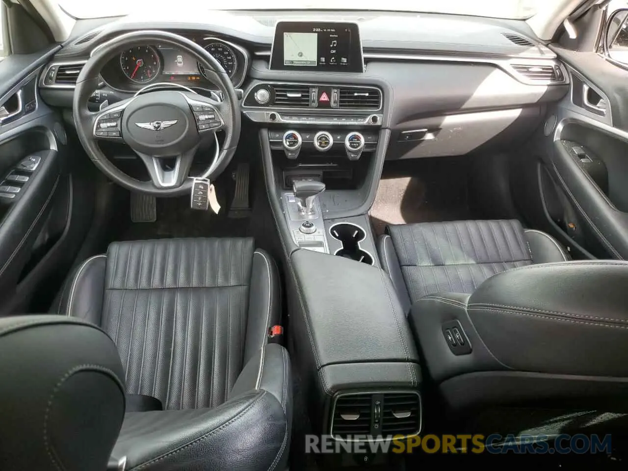 8 Photograph of a damaged car KMTG34LA3LU055977 GENESIS G70 2020