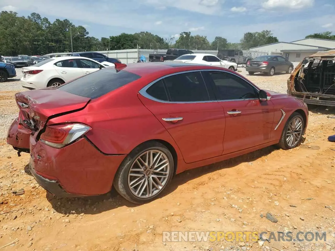 3 Photograph of a damaged car KMTG34LA5LU060257 GENESIS G70 2020