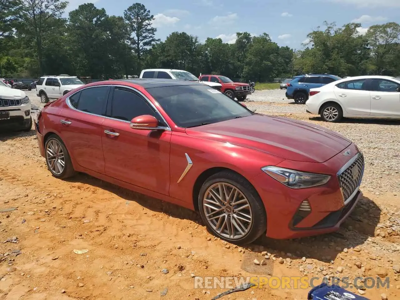 4 Photograph of a damaged car KMTG34LA5LU060257 GENESIS G70 2020