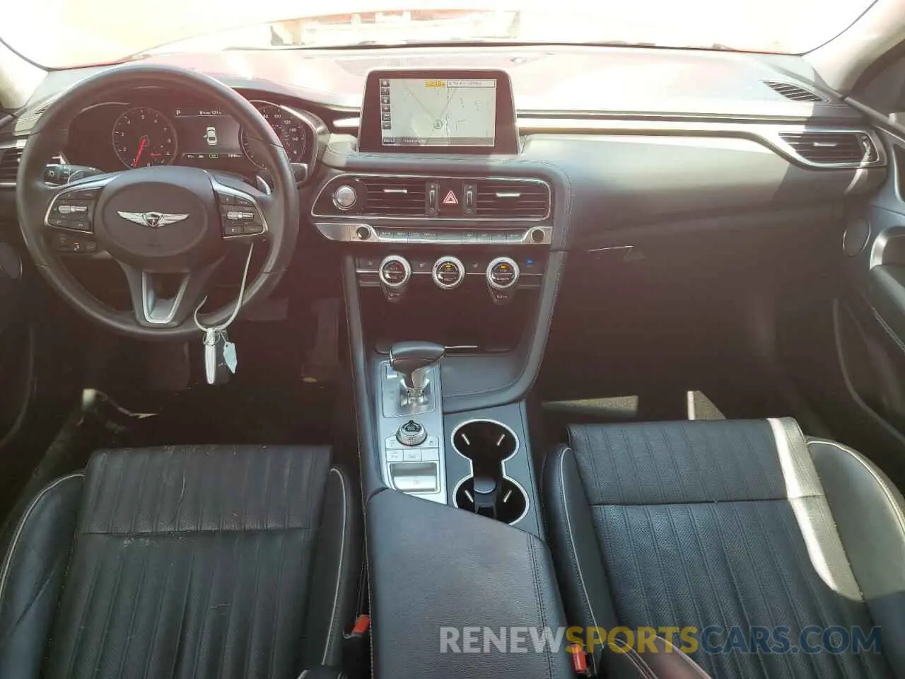 8 Photograph of a damaged car KMTG34LA5LU060257 GENESIS G70 2020