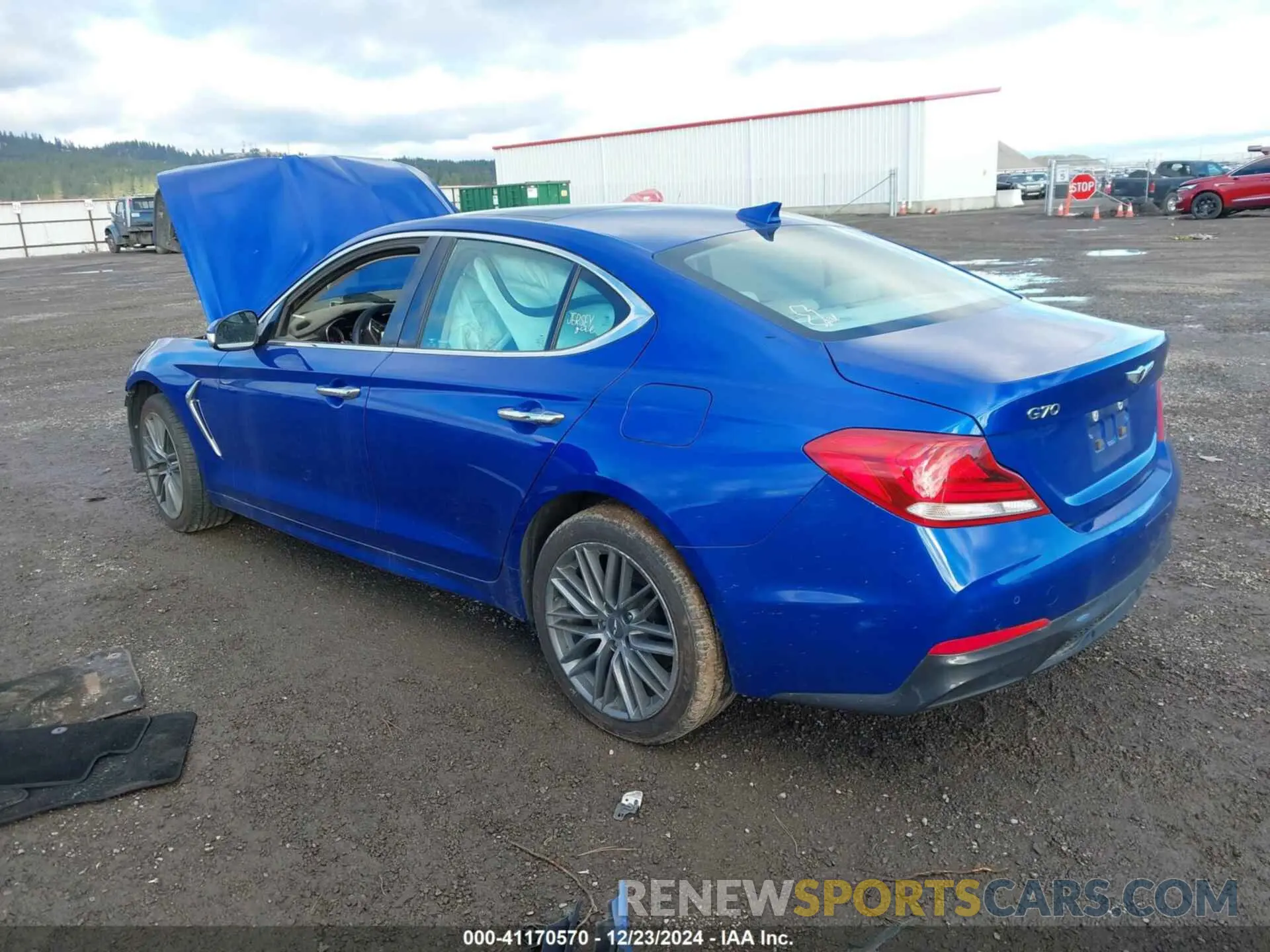3 Photograph of a damaged car KMTG34LA7LU045274 GENESIS G70 2020