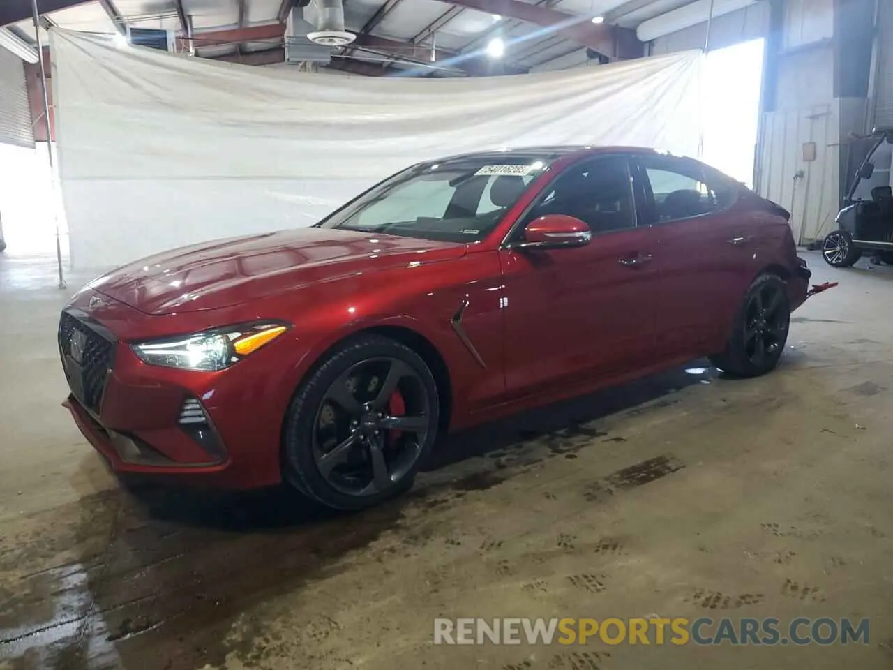 1 Photograph of a damaged car KMTG34LE0LU051663 GENESIS G70 2020