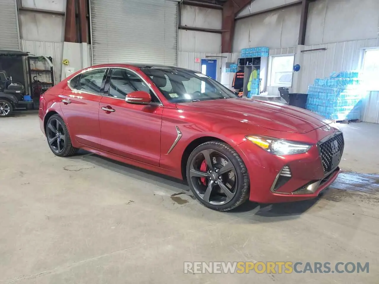 4 Photograph of a damaged car KMTG34LE0LU051663 GENESIS G70 2020