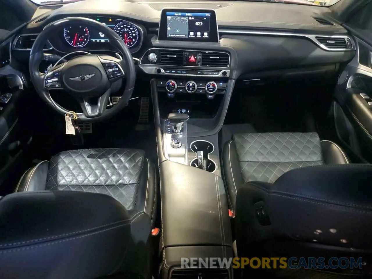8 Photograph of a damaged car KMTG34LE0LU051663 GENESIS G70 2020