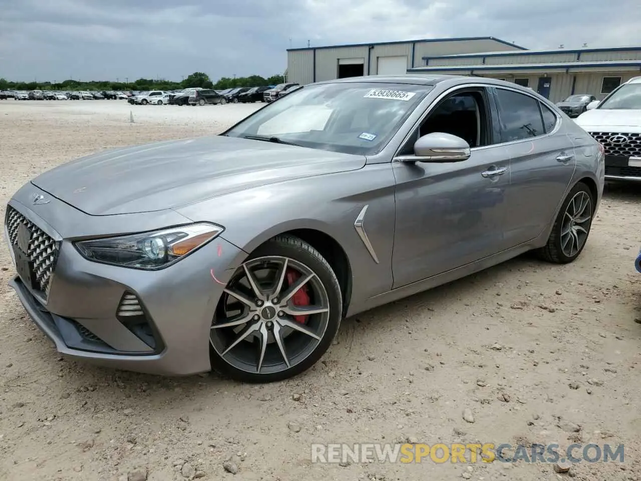 1 Photograph of a damaged car KMTG34LE2LU063944 GENESIS G70 2020
